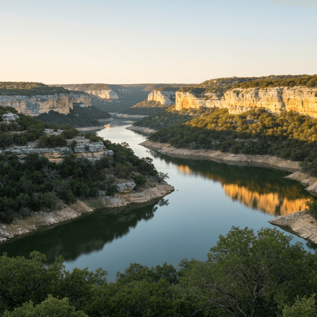 Muleshoe Bend Recreation Area shoreline